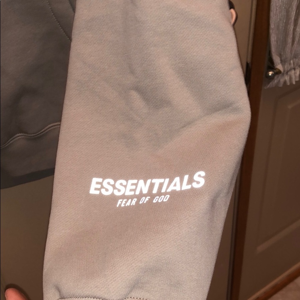 Essentials Fear of God (SS20) String/Tan Hoodie - Picture 3 of 6